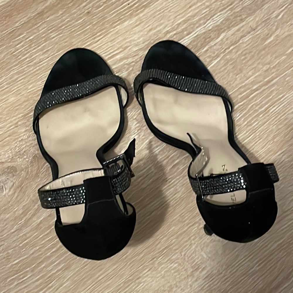 Pelle Moda 4-inch strappy sparkly stilletto dress sandals
